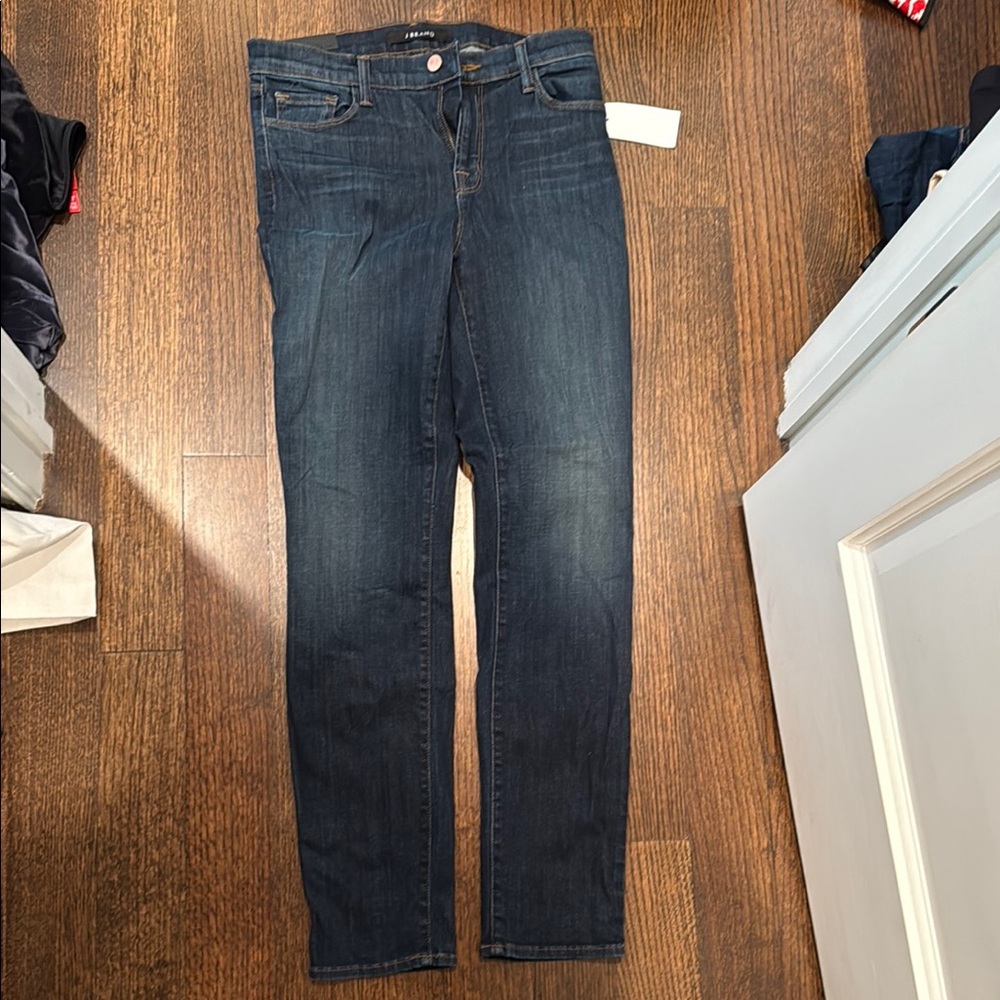 Dark Blue Denim Jeans